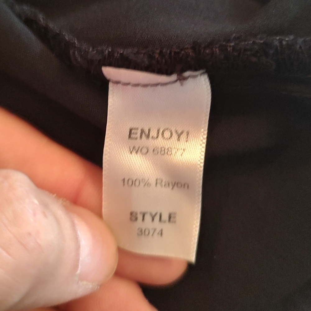 Michael Stars Medium Black Rayon Dress! NWT - Picture 10 of 13